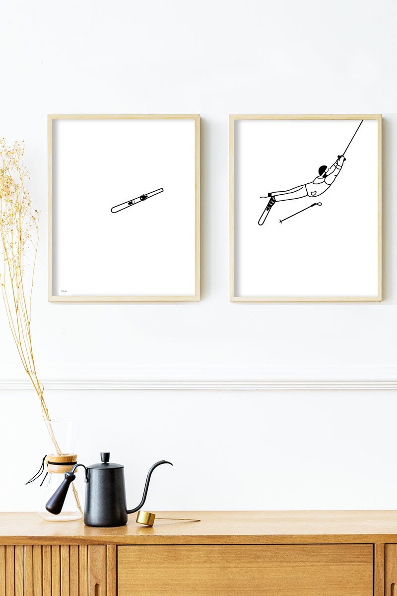 Affiche - Le Ski - FERE