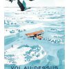 Vol au-dessus du Golfe morbihan Illustration frères de la côte