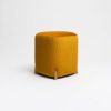 Pouf en velours côtelé & bois - Muaje