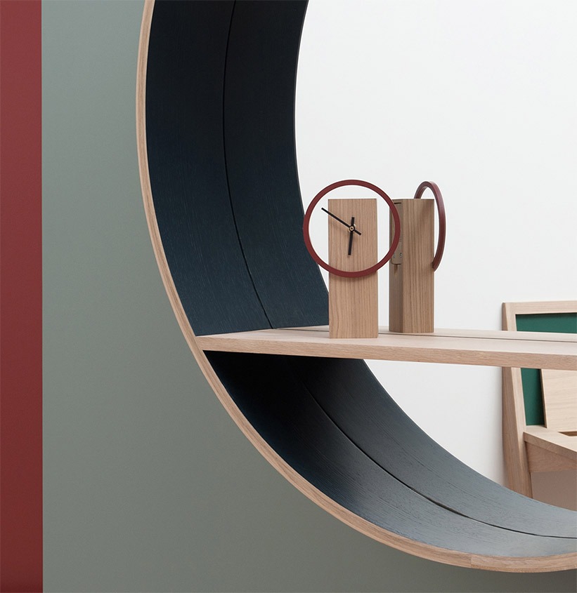 Horloge en bois Cyclock Drugeot chêne massif