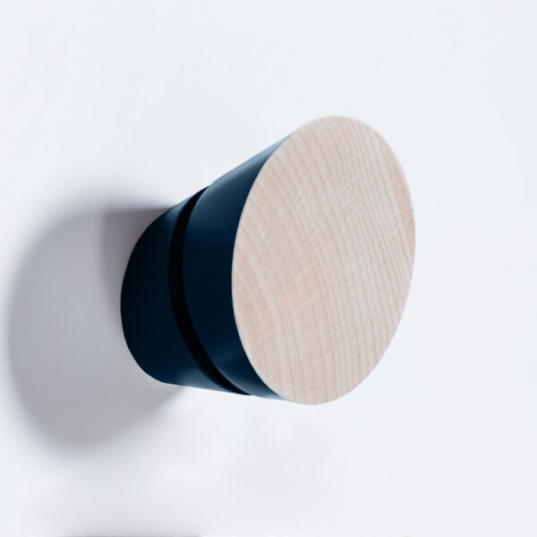 patère ronde en bois massif