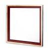 Miroir Carré en bois massif Drugeot Manufacture fond blanc