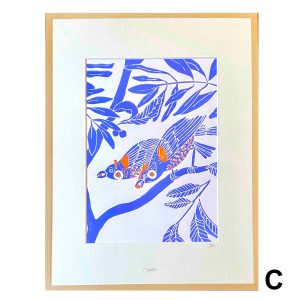 Linogravure-oiseaux-perchés-morgane-chouin