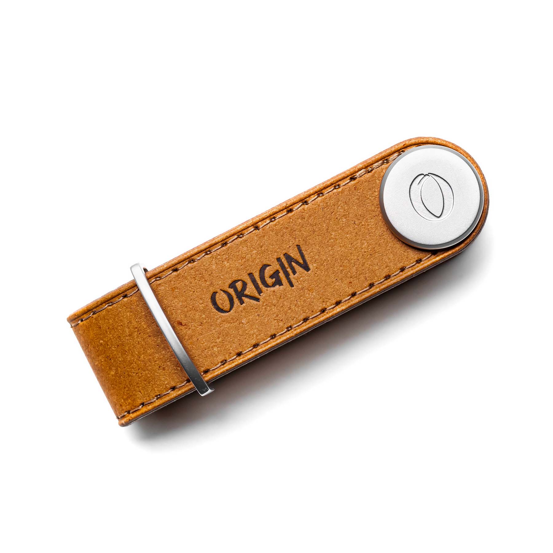 Porte-clés-vis-naturel-recyclé-cuir-accessoire-pour-clés-maison-origin