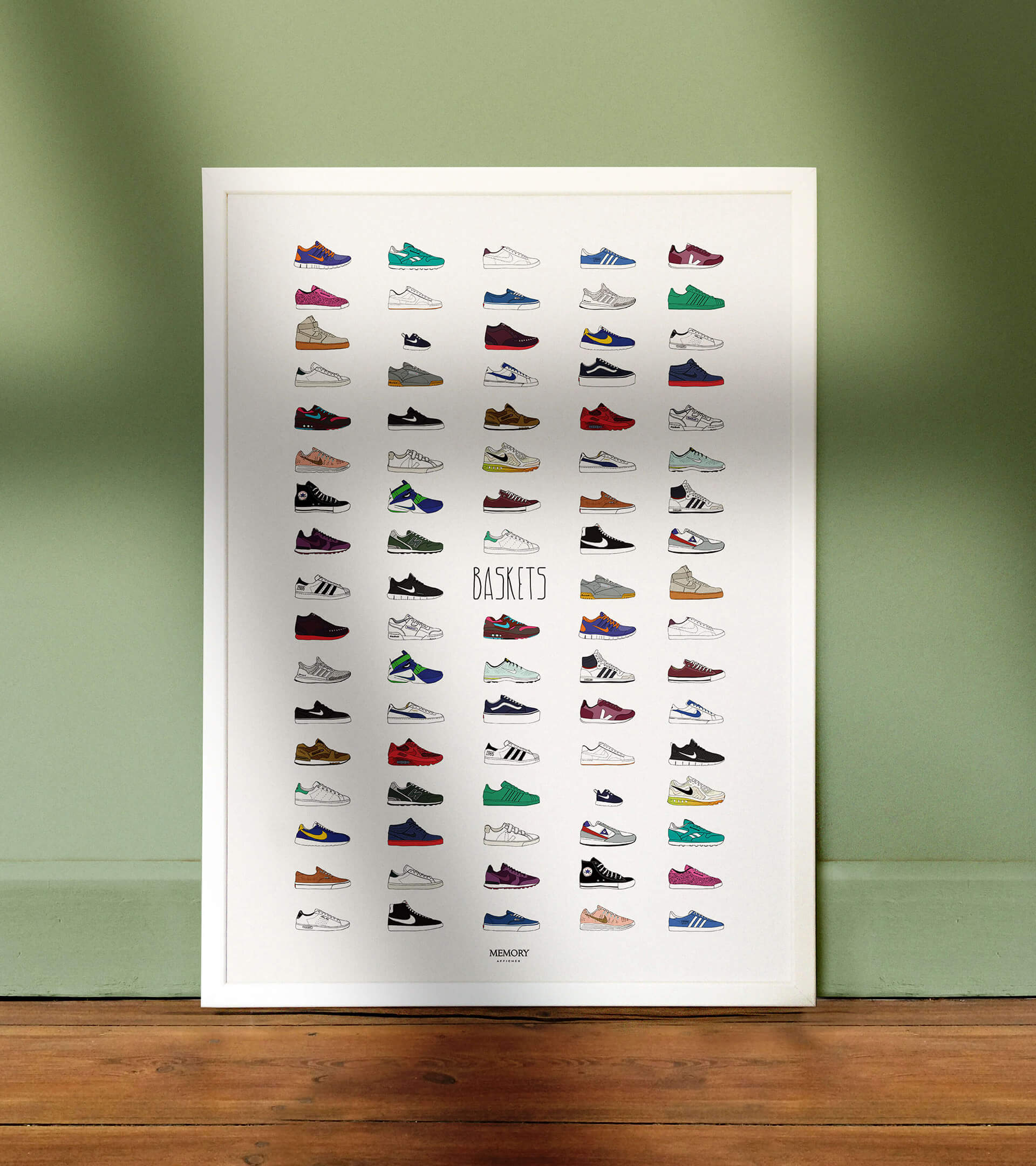 Affiche-les-baskets-memory-sneakers-50x70cm-made-in-france-nantes-déco-poster