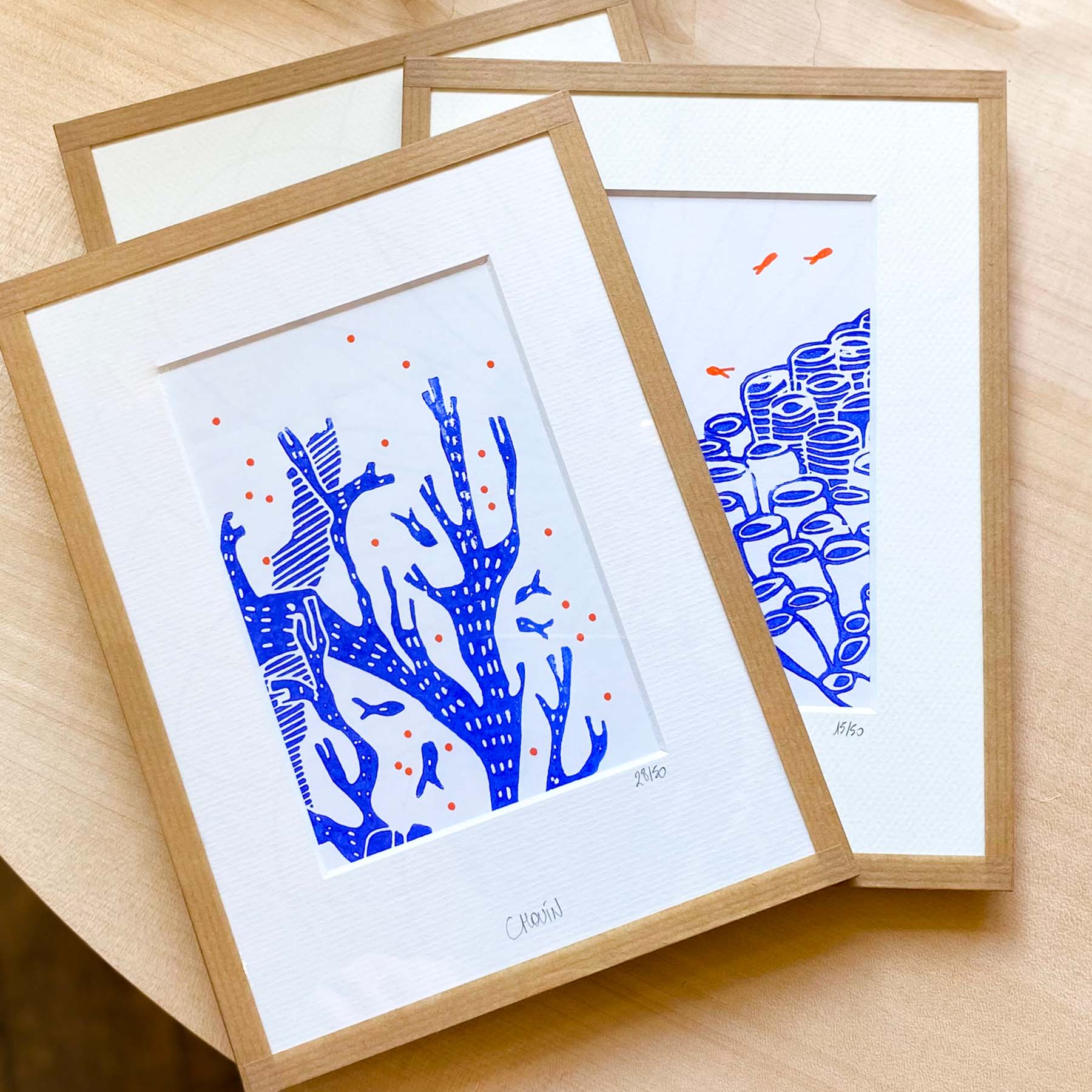 Linogravure-corail-morgane-chouin