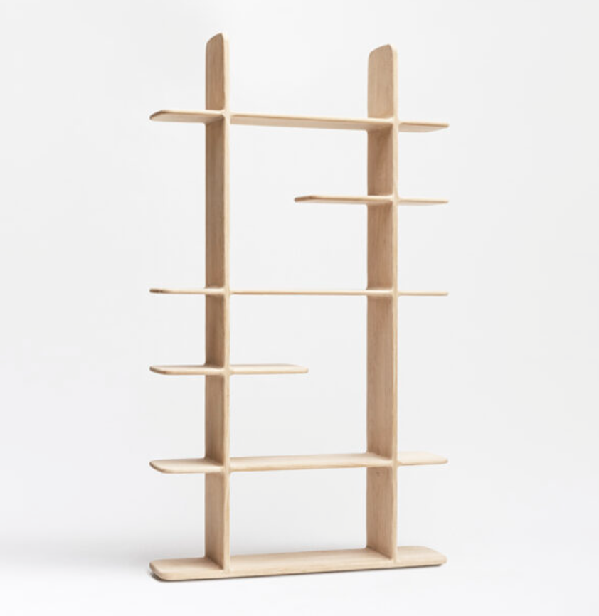 Bibliothèque double TEHEME. meubles en bois massif fabrication française