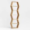 bibliothèque en bois massif