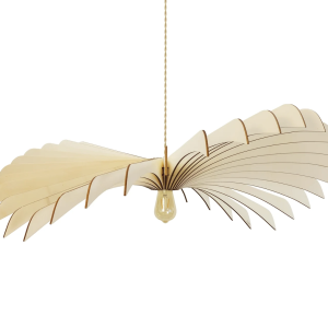 Suspension en bois design