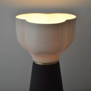 lampe à poser en porcelaine