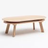 Table basse ovale