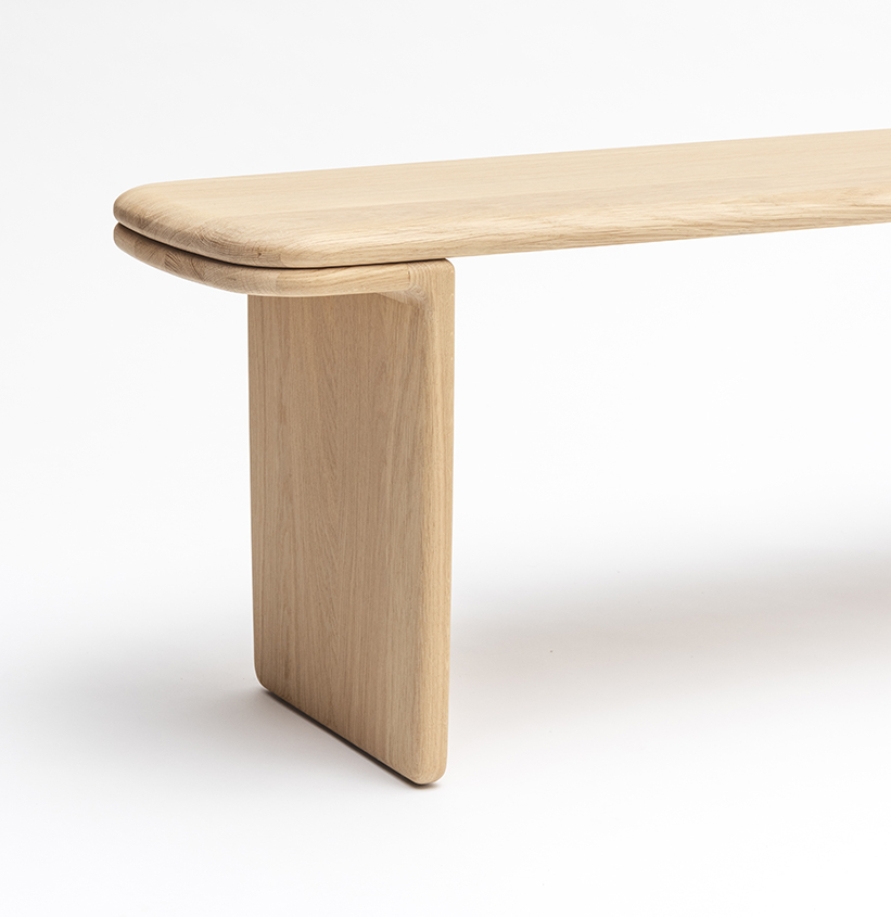 Banc en chêne téhème 2