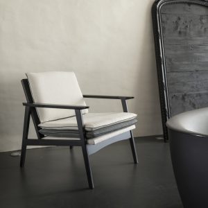 Fauteuil noir SCANDI - PROMO